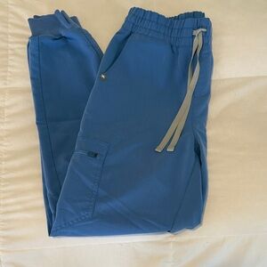 Women’s light blue figs joggers